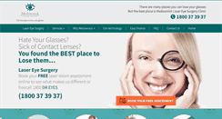 Desktop Screenshot of medownicklasereyesurgery.com.au
